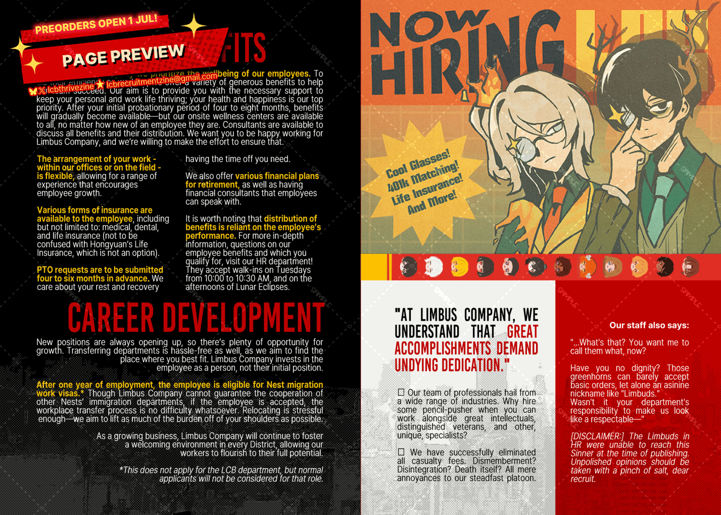 TRIAL PREVIEW] ☆ Digital Zine Only | LCB Thrive Zine